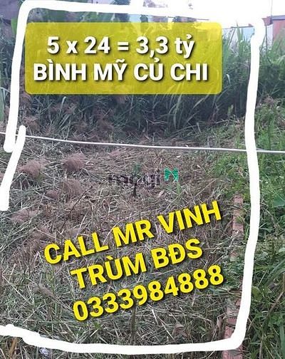 Hình ảnh Cực Hiếm 5 x 24 = 3,3 tỷ 1/ HL6 Bình Mỹ Củ Chi TPHCM