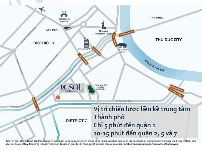 Hình ảnh 💥Hot Chỉ cần vốn 2TỶ sở hữu ngay căn 2PN 75m2 De-La-Sol Quận 4💥