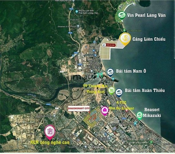 Hình ảnh Bán đất khu đô thị vệ tinh Dragon smart city Liên Chiểu Cách biển 800m