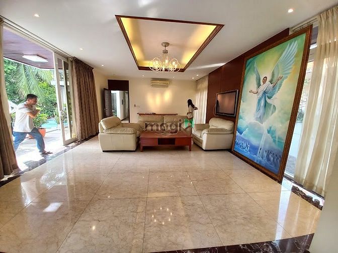 Hình ảnh Cho thuê villa Thảo điền 1000m2 hầm 3 lầu giá 6500$