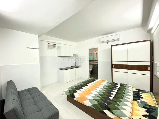 Hình ảnh Cho thuê căn studio giá rẻ full nội thất ở Nơ Trang Long, Bình Thạnh