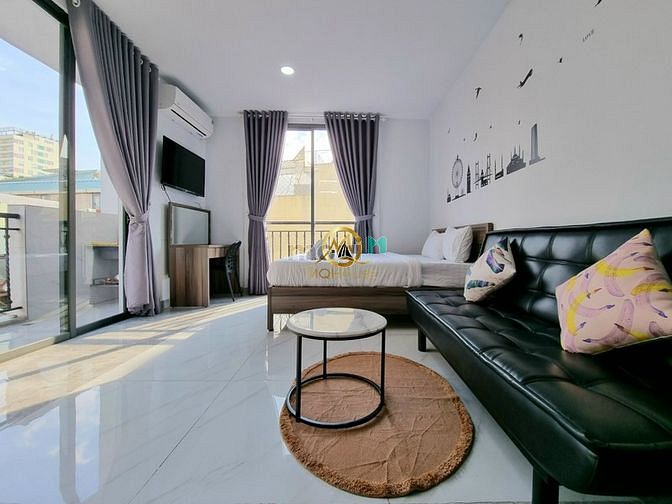 Hình ảnh CHDV Balcon Full Nội Thất Gần CV Lê Văn Tám, Võ Thị Sáu Q3