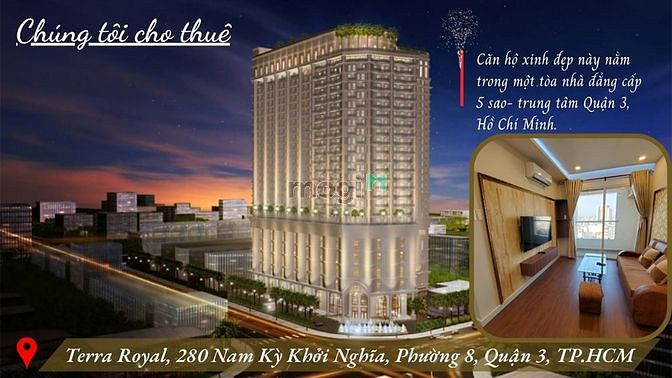 Hình ảnh Chính chủ Terra Royal cho thuê 2PN, full NT 20tr/th