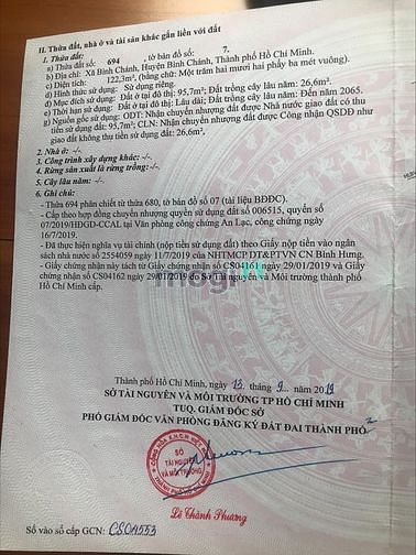Hình ảnh Bán đất thổ cư Bình Chánh, có sổ, Mocbai10 game đa dạng ngay, đường Hoàng Phan Thái