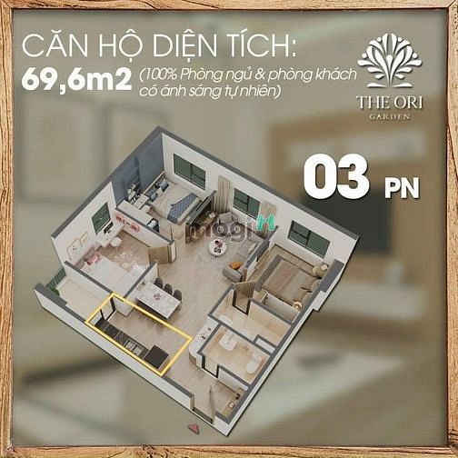 Hình ảnh căn HỘ Ori Garden chỉ 500tr sở hữu ngay 80m2