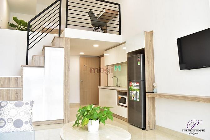 Hình ảnh CHDV Duplex full nội thất có ban công gần Lotte - TĐT - UFM - RMIT