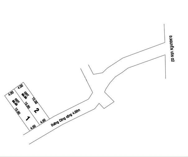 Hình ảnh Bán cặp nền trục chính hẻm liên tổ 3-4 Nguyễn Văn cừ