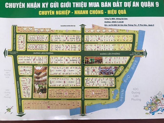 Hình ảnh Chuyên đất nền dự án khu dân cư Sở Văn Hóa Thông Tin Phú Hữu Q9