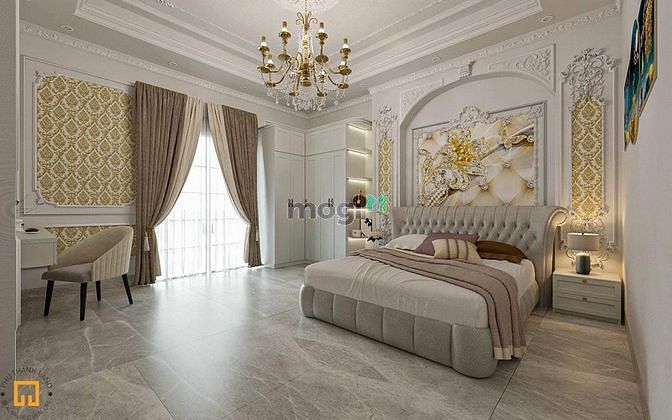 Hình ảnh Bán nhà tân cổ điển ĐS3 KDC Hồng Loan