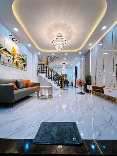 Hình ảnh hẻm 4m 3 tầng phan văn trị 45m2 (4,5x10) 4 phòng ngủ
