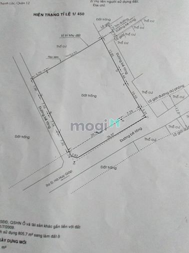 Hình ảnh Giảm mạnh 2 tỷ chỉ còn 29 tỷ 912m full thổ cư thạnh lộc quận 12, 3