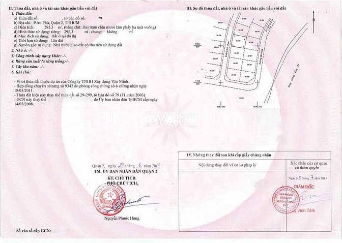 Hình ảnh Bán 2 lô đất khu Văn Minh, An Phú, Q2, tổng 2 lô 549.5m2 đất, 2 sổ