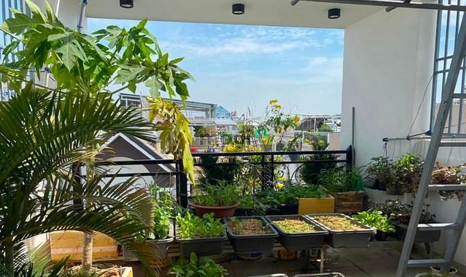 Hình ảnh Ban công riêng full nội thất phạm văn chiêu