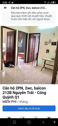 Hình ảnh Mb6623 nạp rút nhanh chóng 2PN, 2wc Nguyễn Trãi - Cống Quỳnh Q1, có balcon thoáng mát