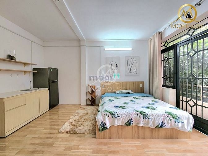 Hình ảnh Studio ban công_full nội thất_ngay sân bay Tân Sơn Nhất