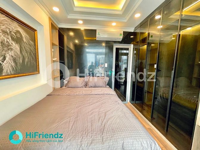 Hình ảnh Studio 1pn - Ban công -Tách bếp - Nội thất new - CMT8