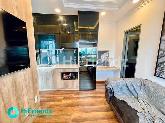 Hình ảnh Studio 1pn - Ban công -Tách bếp - Nội thất new - CMT8