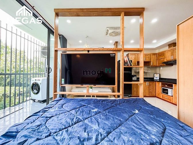Hình ảnh Cho Thuê Căn Hộ Studio Mới Xây Có Ban Công Gần The Vista An Phú