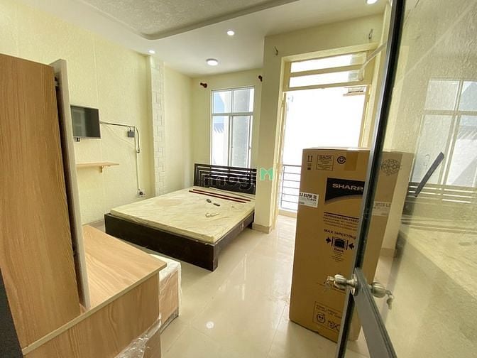 Hình ảnh Mb6623 nạp rút nhanh chóng 1PN có balcon, mới 100%, full nội thất gần cầu Trần Khánh Dư