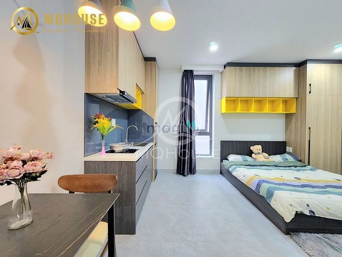 Hình ảnh Căn Hộ Studio 3/2 Q11 gần vòng xoay cây gõ full nội thất