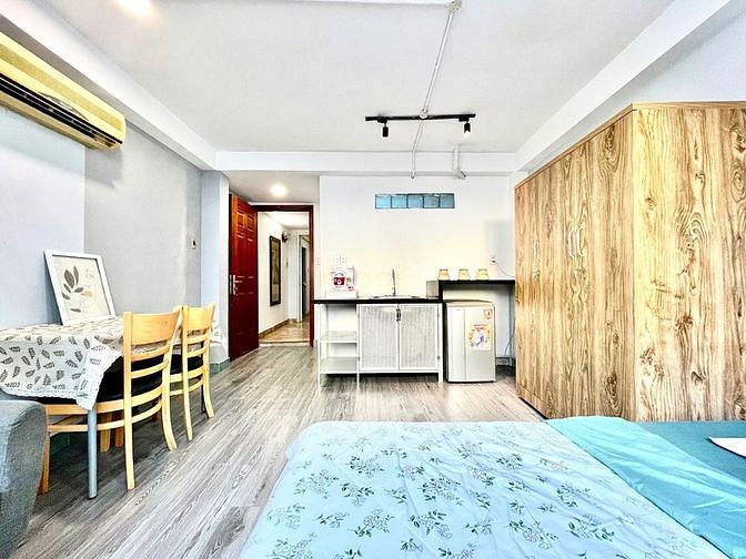 Hình ảnh Studio_cửa sổ lớn_30m2_Điện Biên Phủ_full nội thất