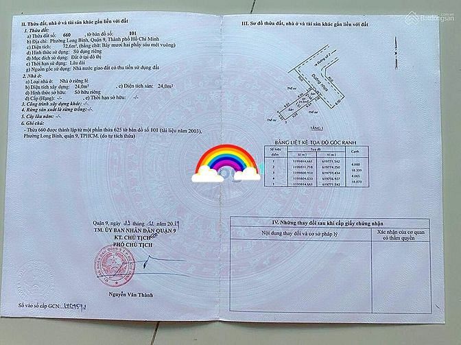 Hình ảnh Cần ra lô đất ngay cổng trường Quốc tế Pháp ở Q9, SHR, chỉ 2ty260