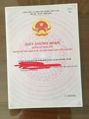 Hình ảnh Thanh lý gấp lô đất tại KDC đông đúc ở Q9, 80m2 thổ cư, SHR chỉ 2T560