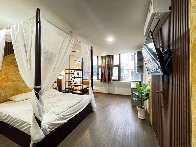 Hình ảnh Studio Ban Công/ Cửa sổ Full Nội Thất Ngay Hoàng Sa_Chợ Tân Định