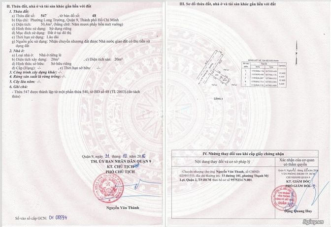Hình ảnh Chính chủ bán gấp lô đất tại KDC Q9, giá chỉ 2T13