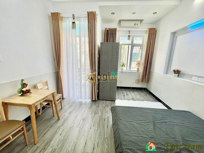 Hình ảnh 🔥Căn Hộ 1Phòng Ngủ Tách Bếp Balcon Riêng Full Nội Thất Bình Thạnh