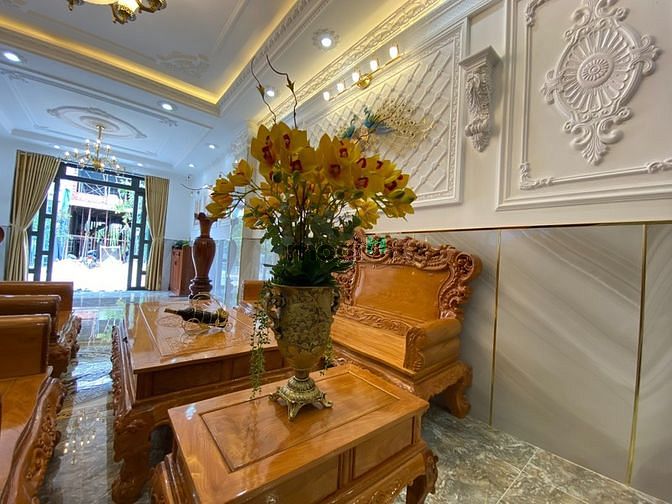 Hình ảnh Bán biệt thự mini tân cổ điển góc B2 KDC Phú An