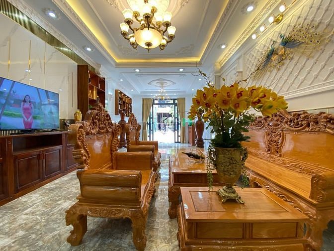 Hình ảnh Bán biệt thự mini tân cổ điển góc B2 KDC Phú An