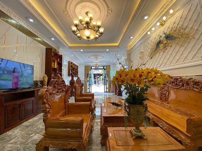 Hình ảnh Bán biệt thự mini tân cổ điển góc B2 KDC Phú An