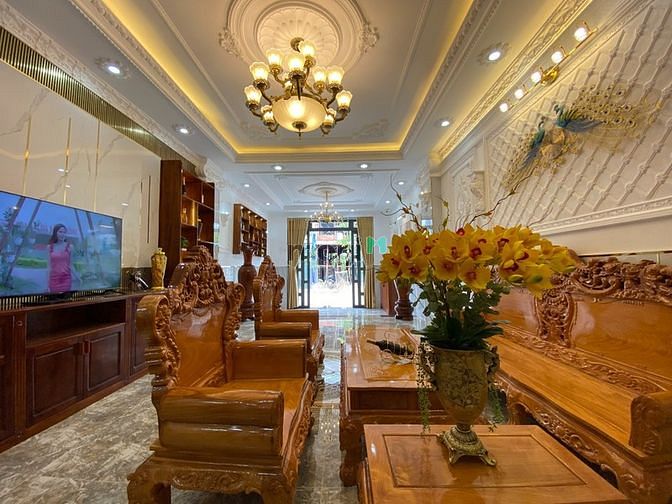 Hình ảnh Bán biệt thự mini tân cổ điển góc B2 KDC Phú An