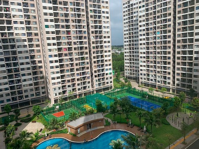 Hình ảnh Cho thuê căn 2PN bếp rèm Vinhomes Quận 9 chỉ 6tr