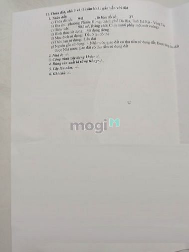 Hình ảnh 13. Bán 90,1m2 đất ở tại đô thị Phường Phước Hưng, Thành Phố Bà Rịa