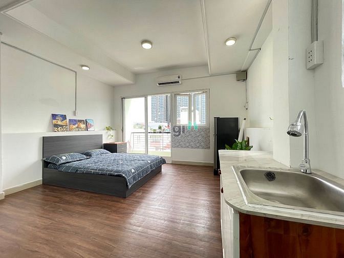 Hình ảnh Căn Hộ Bình Thạnh 30m2 Full Nội Thất_Bancol View Landmark81_Gần Q1,Q2