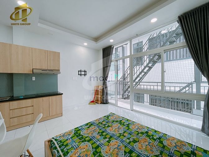 Hình ảnh CHDV dạng Studio Ban công rộng Full NT ở KDC Bông Sao Q.8