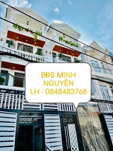 Hình ảnh Nhà Mới Đẹp Mới Tinh 4 Tầng BTCT Hẻm 5m Cách 1Căn Mặt Tiền Hà Huy Giáp