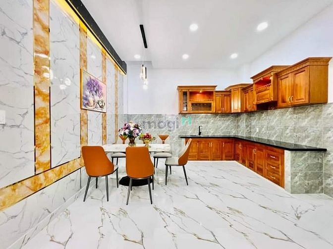 Hình ảnh Nhà Mới Đẹp Mới Tinh 4 Tầng BTCT Hẻm 5m Cách 1Căn Mặt Tiền Hà Huy Giáp