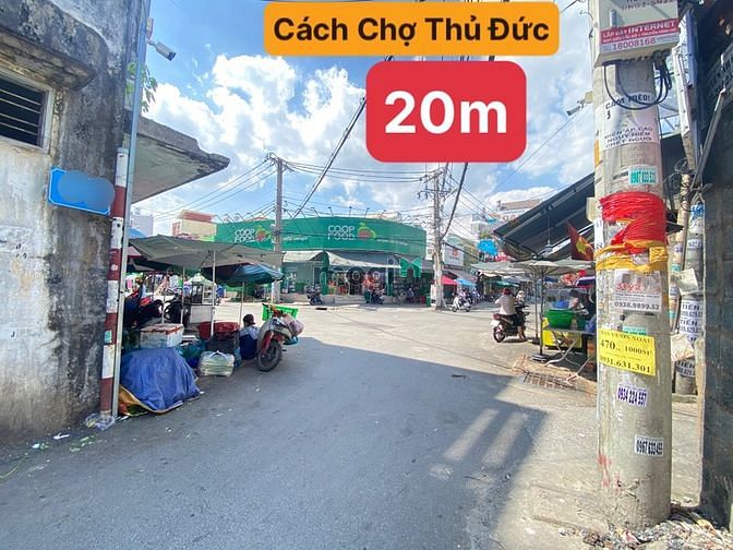 Hình ảnh Bán nhà 2 TẦNG - Cách chợ Thủ Đức 20m - 113m2 - Chỉ 4 TỶ x.