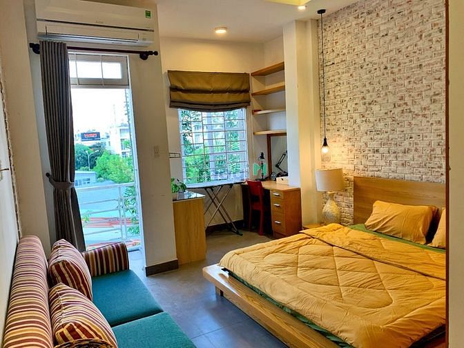 Hình ảnh Phòng 35m2 full nội thất ban công cạnh Lotte Q7
