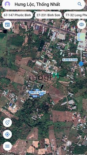 Hình ảnh Đất 1 sẹc QL1A xã Hưng lộc huyện Thống nhất Đồng Nai