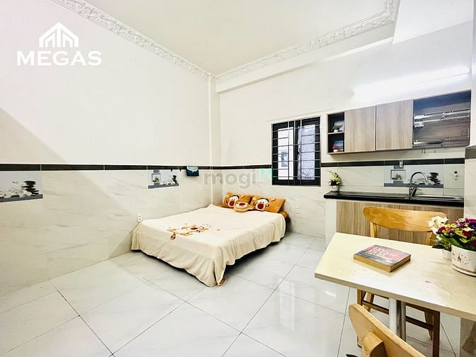 Hình ảnh Căn Hộ Studio Cao Cấp, Nội Thất Đầy Đủ, Ban Công Lớn Gần Cầu An Sương