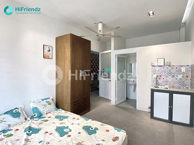 Hình ảnh HF hỗ trợ cọc - Studio ban công mới xây ngay chân cầu Tân Thuận, UFM