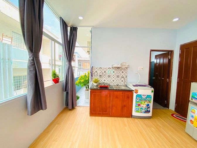 Hình ảnh Studio siêu thoáng ánh sáng_có máy giặc riêng sát ngã tư Hàng Xanh