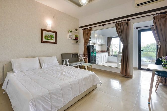 Hình ảnh Phòng có màu cực kì dễ thương và view nhìn cực kì đẹp