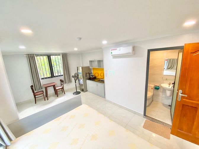 Hình ảnh Sẵn 1p Studio trong khu biệt thự Bình An, Full nội thất, cửa sổ lớn