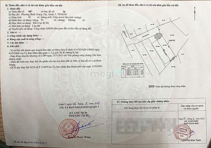 Hình ảnh Chính chủ bán đất 110m2 Đường 33 Bình Trưng Tây