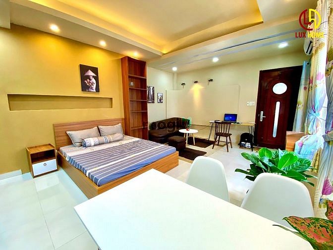 Hình ảnh Căn Hộ Studio rộng 40m2 Thiết kế Sang Trọng ngay Cv Hoàng Văn Thụ